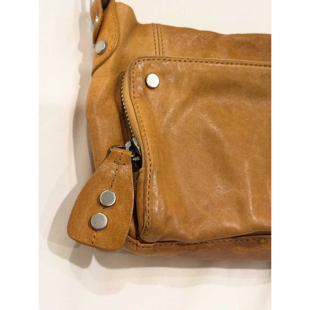 Ellington Eva Leather Crossbody Bag Tan Vintage Inspired Boho Y2K - Picture 7 of 11